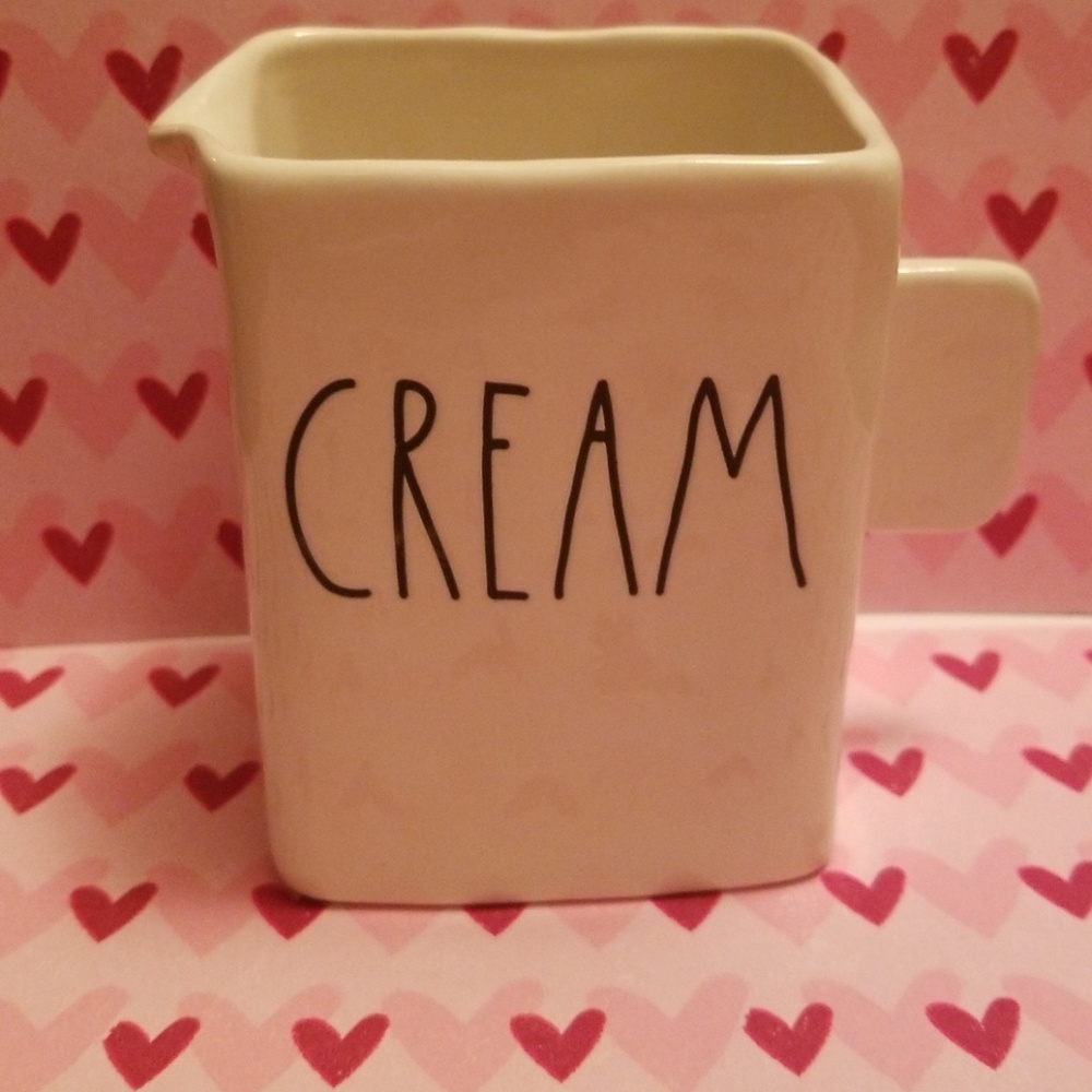 Brand new Rae Dunn "CREAM" creamer container